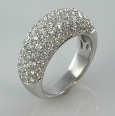 2 1/2 ct Diamond Wedding Anniversary Ring 14K White Gold