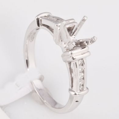 Diamond Engagement Semi Mount Gold Ring Setting