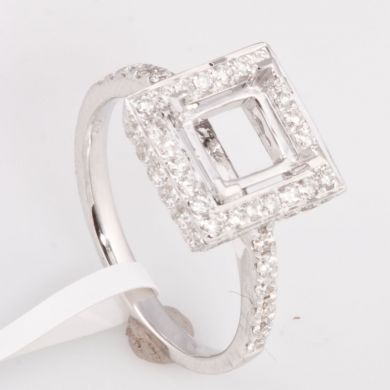 1 ct Diamond Engagement Semi Mount Gold Ring Setting
