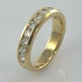 1 ct Diamond Wedding Anniversary Band Ring 18K Yellow Gold