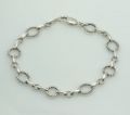 Italian Chain Link 925 Sterling Silver Bracelet