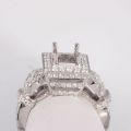 1.5 Ct Diamond Engagement Semi Mount Gold Ring Setting